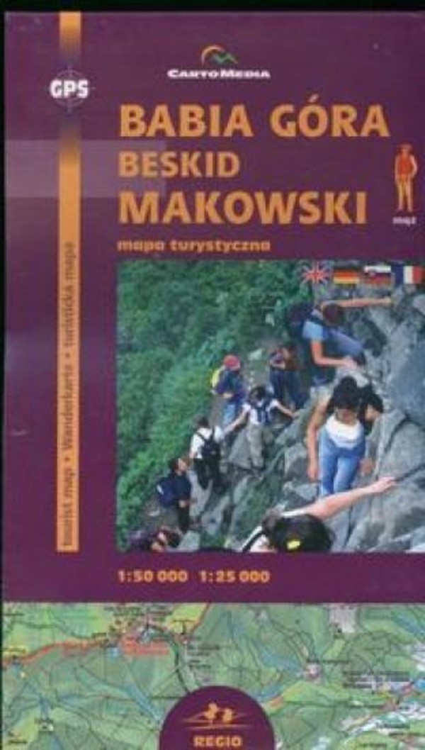 Mapa turystyczna. Babia Góra / Beskid Makowski Skala 1:50 000
