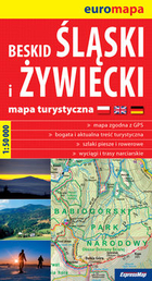 Mapa turystyczna. Beskid Śląski i Żywiecki (euromapa) Skala 1:50 000