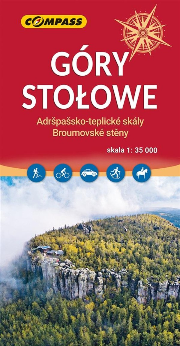 Mapa turystyczna - Góry Stołowe 1:35 000