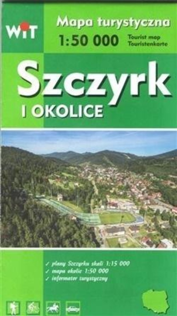 Szczyrk i okolice Mapa turystyczna Skala: 1:50 000