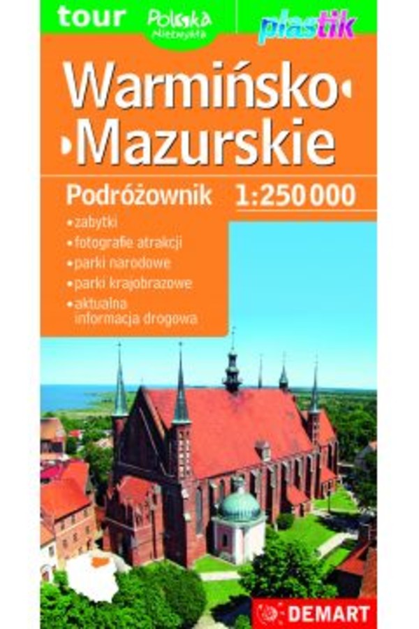 Warmińsko-mazurskie Podróżownik Skala 1:250 000