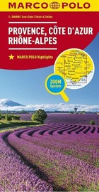Provence Map / Prowansja Mapa turystyczna Skala: 1:300 000 Mapa ZOOM System