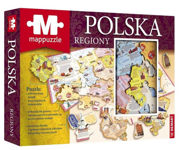 Puzzle Polska Regiony