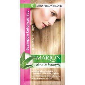 Marion 4-8 myć 51 Jasny Perłowy Blond Szampon koloryzujący