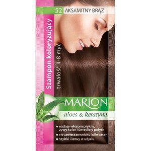 Marion 4-8 myć 52 Aksamitny Brąz Szampon koloryzujący