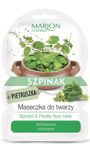 Fit & Fresh Szpinak+Pietruszka Maseczka do twarzy