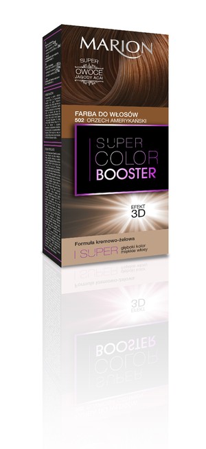 Super Color Booster 502 Orzech Amerykański Farba do włosów 3D