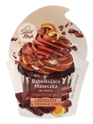 Sweet Mask Chocolate&Orange Cake Bąbelkująca Maseczka do twarzy regenerująca