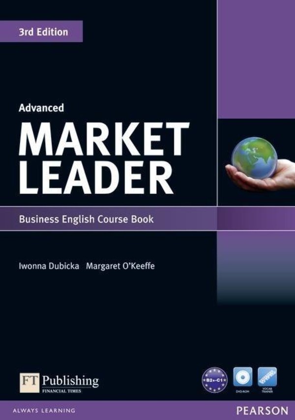 Market Leader 3rd Edition Advanced. Business English Course Book Podręcznik + DVD