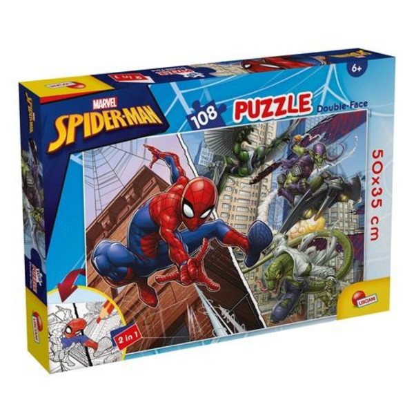 Puzzle dwustronne Marvel Spider-Man 108 elementów