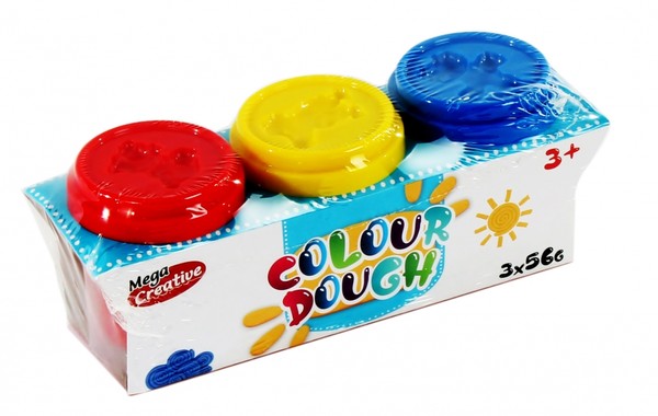 Masa plastyczna 3 kolory zestaw colour dough