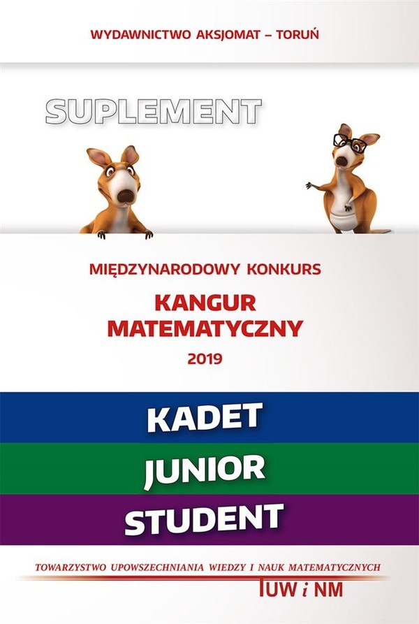 Kangur matematyczny 2019 Kadet, junior, student