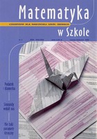 Matematyka w Szkole. Czasopismo dla nauczycieli szkół średnich - pdf Nr 2