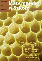 Matematyka w Szkole. Czasopismo dla nauczycieli szkół podstawowych i gimnazjów - pdf Nr 34