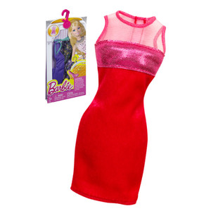 Barbie Sukienka czerwona z koronką CLL59