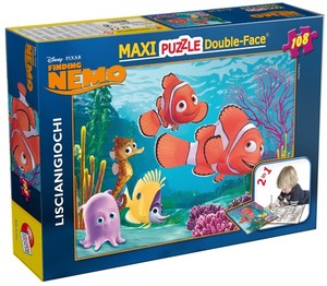 Puzzle dwustronne MAXI Gdzie jest Nemo 108 elementów