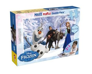 MAXI Kraina Lodu / Frozen Puzzle dwustronne