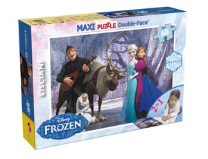 Puzzle dwustronne MAXI Kraina lodu / Frozen 60 elementów