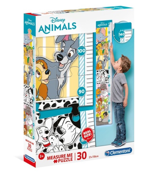 Puzzle Miarka Zwierzęta Disney - 30 elementów