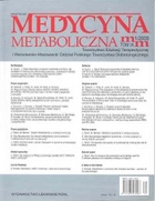 Medycyna metaboliczna 1/2005 901050100