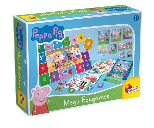 Mega zestaw gier edukacyjnych Świnka Peppa