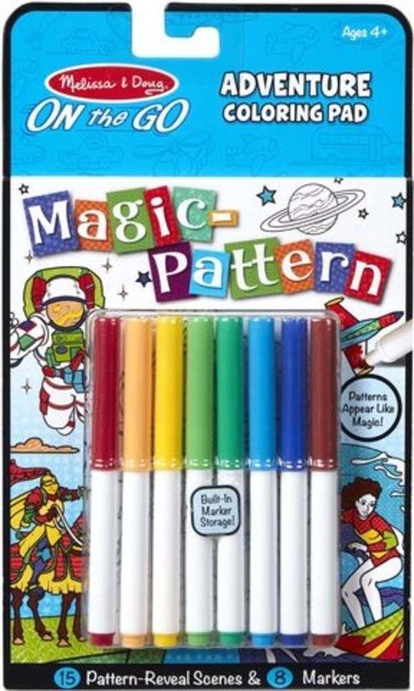 Adventure Magic Pattern Kolorowanka z pisakami