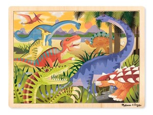 Puzzle drewniane Dinozaury 24 elementy