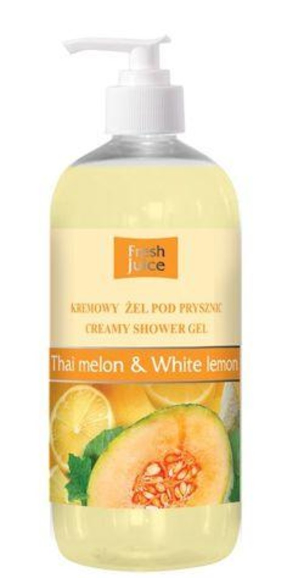 Fresh Juice Kremowy żel pod prysznic Melon i Biała Cytryna