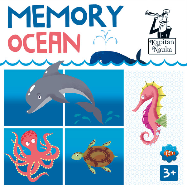 Gra edukacyjna. Memory - Ocean. Kapitan Nauka