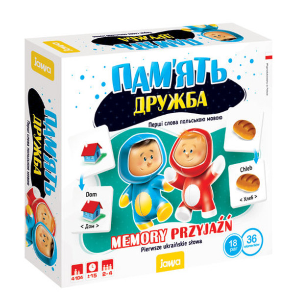 Gra Memory Przyjaźń - Drużba wersja polsko-ukraińska