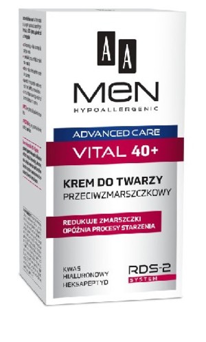 Men Advanced Care Vital 40+ Krem do twarzy przeciwzmarszczkowy