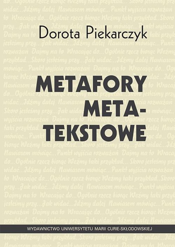 Metafory metatekstowe - pdf