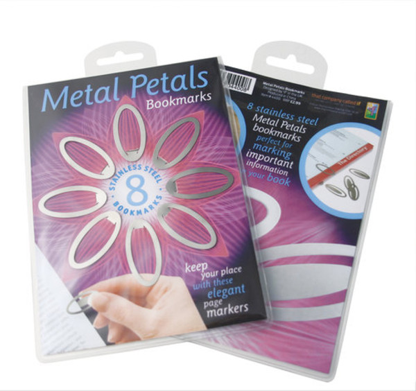 Metal Petals Boomkarks - zestaw 8 metalowych zakładek