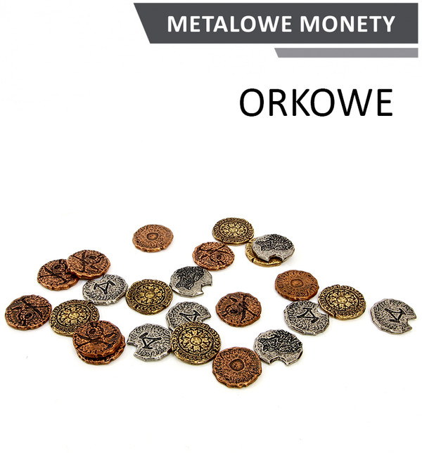 Metalowe Monety Orkowe zestaw 24 monet