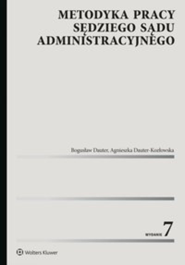Metodyka pracy sędziego sądu administracyjnego - epub, pdf 7