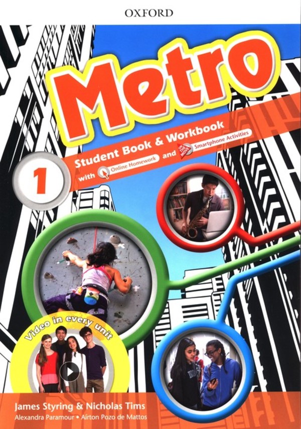 Metro 1. Student`s Book Podręcznik + Workbook Zeszyt ćwiczeń