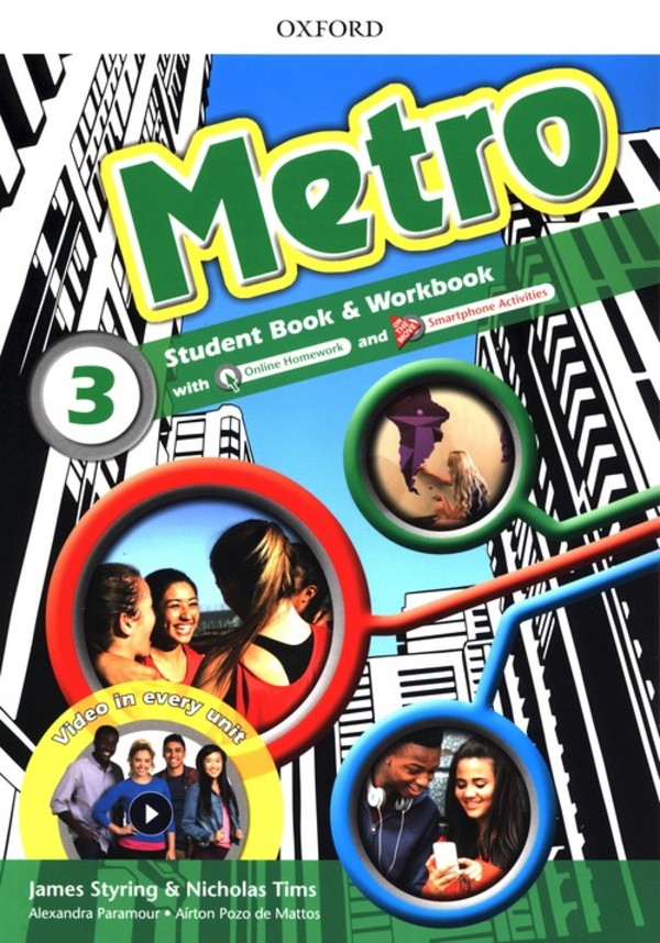 Metro 3. Student`s Book Podręcznik + Workbook Zeszyt ćwiczeń