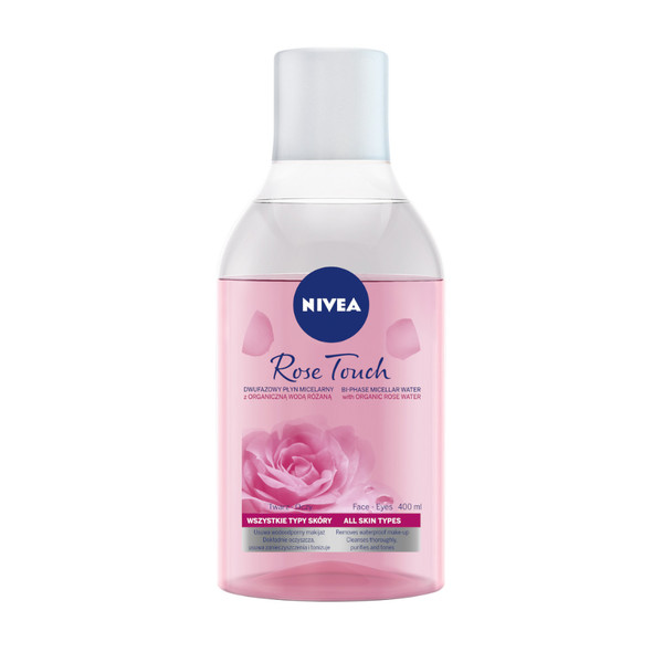 Rose Touch Micelarny płyn dwufazowy z organiczną wodą różaną