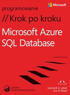 Okładka:Microsoft Azure SQL Database Krok po kroku 