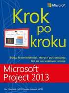 Okładka:Microsoft Project 2013 Krok po kroku 