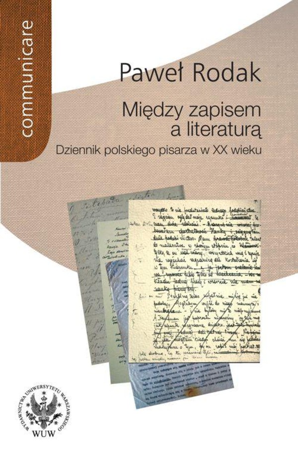 Między zapisem a literaturą - pdf