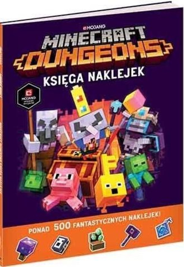 Minecraft Dungeons Księga naklejek