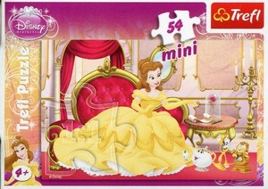Puzzle Mini Disney Księżniczki Bella 54 elementy