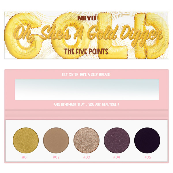 The Five Points Oh, Shes's A Gold Digger 24 Paleta cieni do powiek