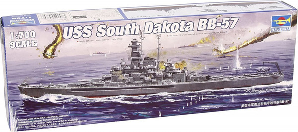 Model do sklejania USS South Dakota BB-57