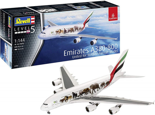 Model plastikowy Airbus Emirates A380-800 1:144