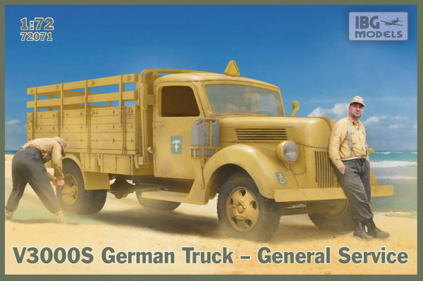 Model plastikowy Niemiecka ciężarówka General service V3000 S 1:72