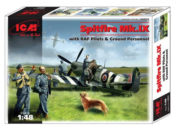 Model plastikowy Samolot Spitfire Mk.IX w/RAF Pilots&Gr.Personnel
