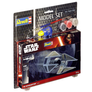 Model Set Star Wars Tie Interceptor Skala 1:90