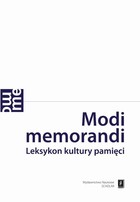 Modi memorandi - epub Leksykon kultury pamięci